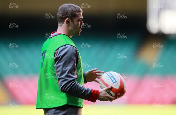 200214 - Wales Captains Run - Leigh Halfpenny during training