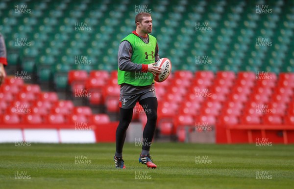 200214 - Wales Captains Run - Leigh Halfpenny