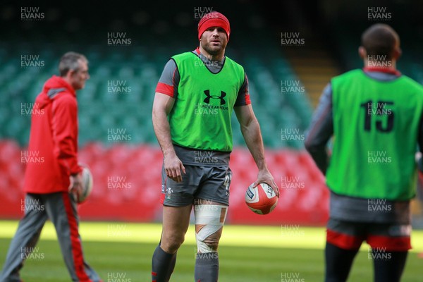 200214 - Wales Captains Run - Jamie Roberts during training