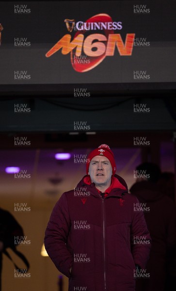 200226 - Wales Captain’s run - Wales head coach Steve Tandy during Captain’s run ahead of their Six Nations match against Scotland