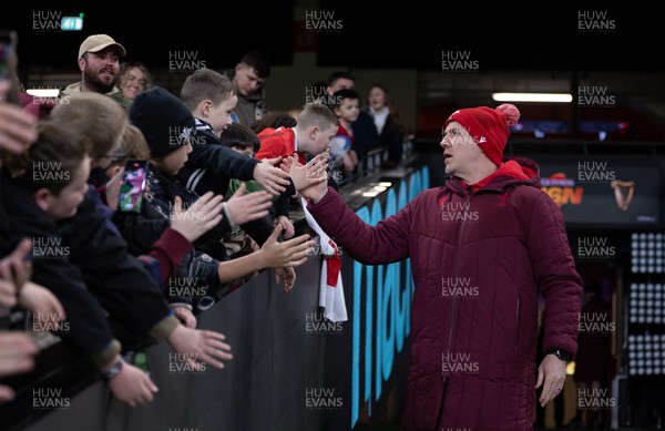 200226 - Wales Captain’s run - Wales head coach Steve Tandy during Captain’s run ahead of their Six Nations match against Scotland
