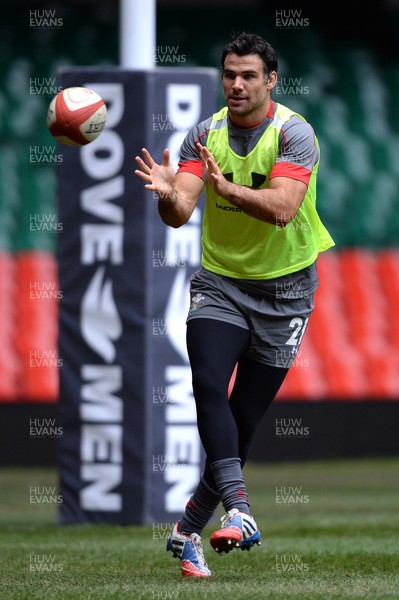 291113 - Wales Rugby Training -Mike Phillips during training