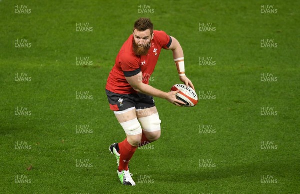 310120 - Wales Rugby Training - Jake Ball during training