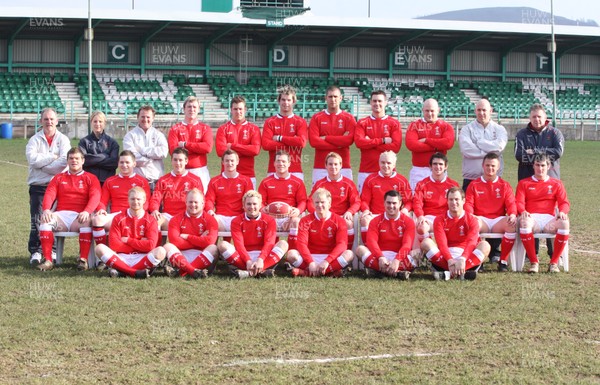 08.02.08 ... Wales Clubs XV v Scotland Clubs , Caerphilly - The Wales Clubs XV team 