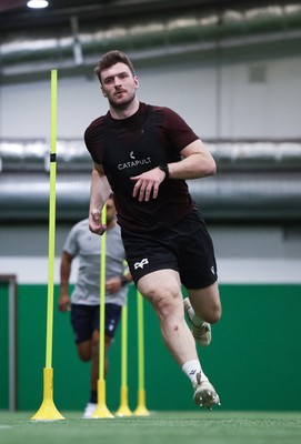 280525 - Wales Senior Men Conditioning Session - James  Ratti during an optional conditioning session ahead of next week’s start of the training camp for the Wales Summer Tour to Japan