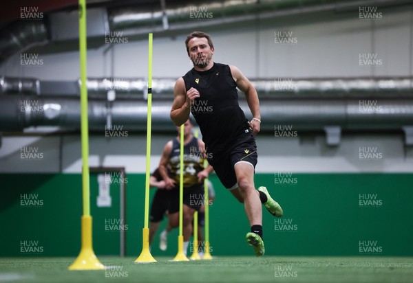 280525 - Wales Senior Men Conditioning Session - Rhodri Williams during an optional conditioning session ahead of next week’s start of the training camp for the Wales Summer Tour to Japan