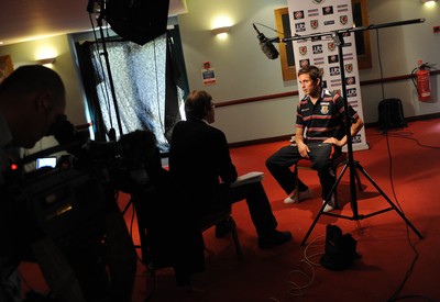 27.08.09 - Wales Football Brian Stock speaks to the media ahead of his sides match against Russia on Wednesday (9th) 