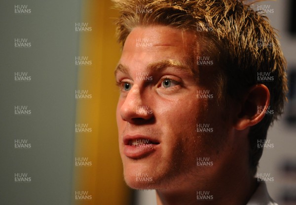 27.08.09 - Wales Football Christian Ribeiro speaks to the media ahead of his sides match against Russia on Wednesday (9th) 