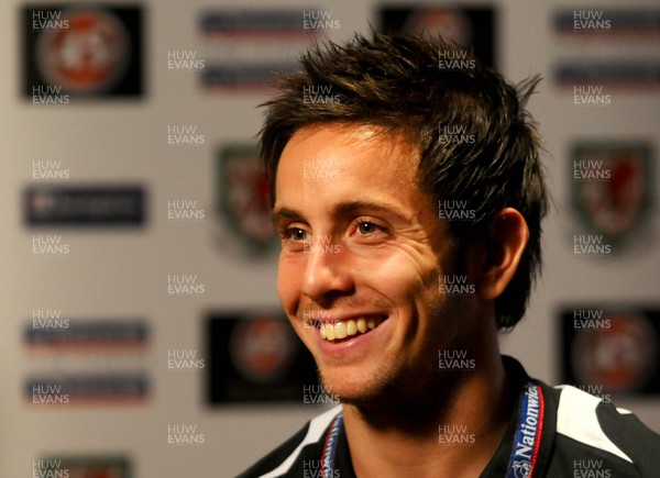 27.08.09 - Wales Football Brian Stock speaks to the media ahead of his sides match against Russia on Wednesday (9th) 