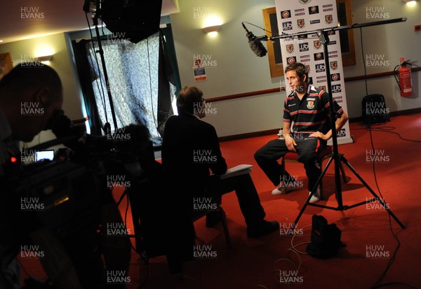 27.08.09 - Wales Football Brian Stock speaks to the media ahead of his sides match against Russia on Wednesday (9th) 