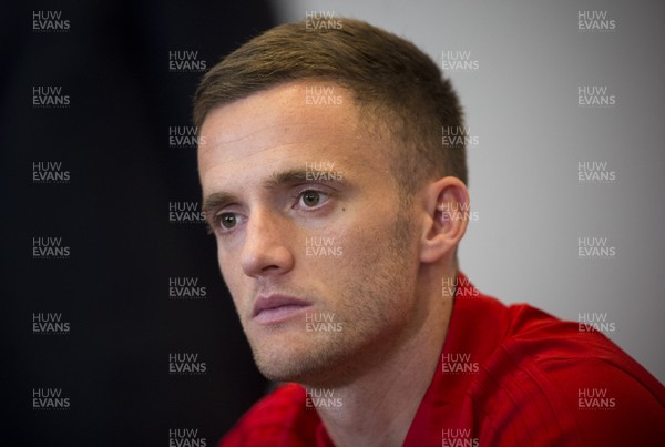 071117 - Wales Football Media Interviews - Andy King of Wales takes to the media ahead of the friendly match against France