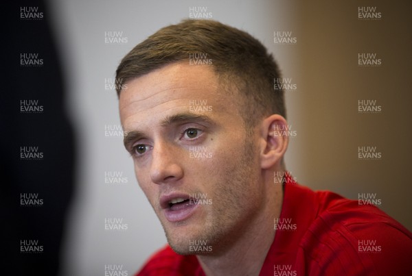 071117 - Wales Football Media Interviews - Andy King of Wales takes to the media ahead of the friendly match against France