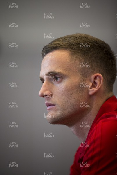 071117 - Wales Football Media Interviews - Andy King of Wales takes to the media ahead of the friendly match against France