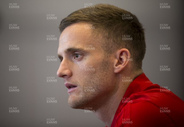 071117 - Wales Football Media Interviews - Andy King of Wales takes to the media ahead of the friendly match against France