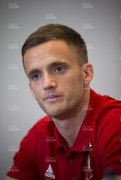 071117 - Wales Football Media Interviews - Andy King of Wales takes to the media ahead of the friendly match against France