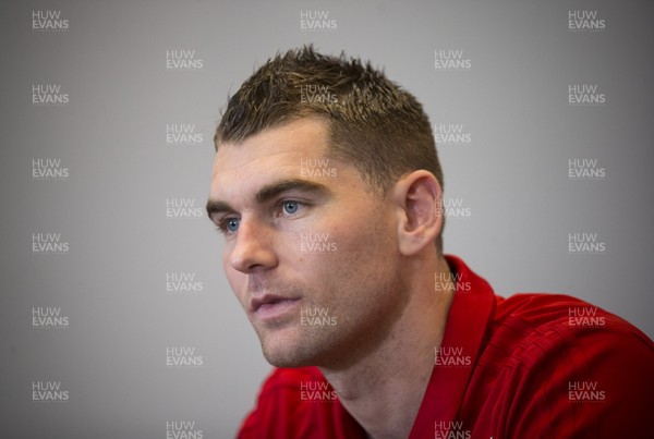 071117 - Wales Football Media Interviews - Sam Vokes of Wales takes to the media ahead of the friendly match against France