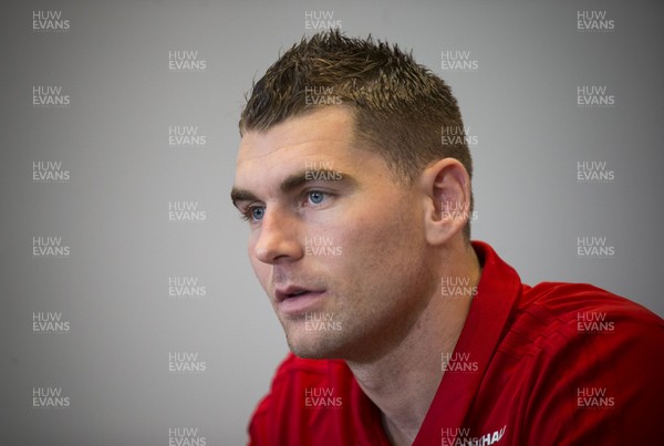 071117 - Wales Football Media Interviews - Sam Vokes of Wales takes to the media ahead of the friendly match against France