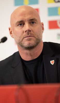 140323 - Wales Football Press Conference - Wales football manager Rob Page during a press conference to announced his squad of 24 players for Cymru’s opening UEFA EURO 2024 qualifiers away to Croatia and home to Latvia