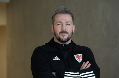 140323 - Wales Football Press Conference - Wales U21 head coach Matty Jones after announcing his squad for the international against Scotland