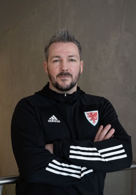 140323 - Wales Football Press Conference - Wales U21 head coach Matty Jones after announcing his squad for the international against Scotland