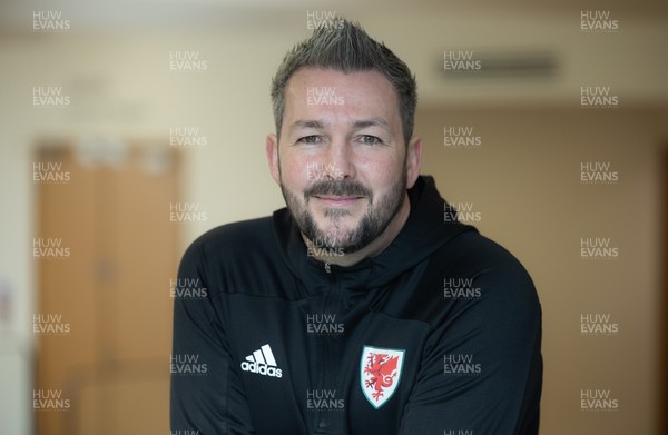 140323 - Wales Football Press Conference - Wales U21 head coach Matty Jones after announcing his squad for the international against Scotland