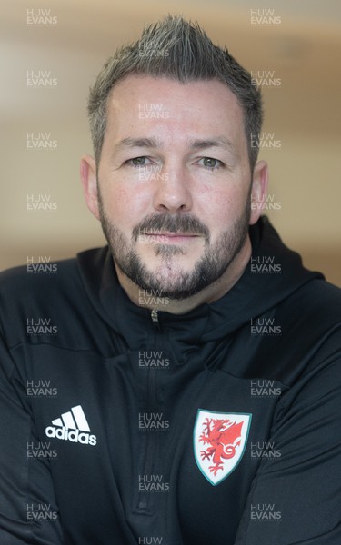 140323 - Wales Football Press Conference - Wales U21 head coach Matty Jones after announcing his squad for the international against Scotland