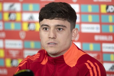 180325 - Wales Football Press Conference - Daniel James speaks to the media ahead of their upcoming World Cup Qualifier match against Kazakhstan