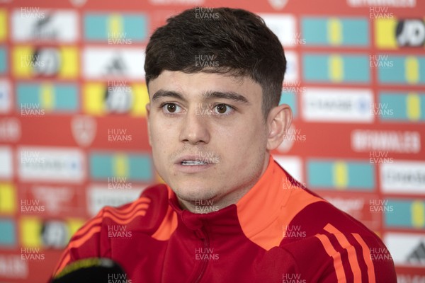 180325 - Wales Football Press Conference - Daniel James speaks to the media ahead of their upcoming World Cup Qualifier match against Kazakhstan