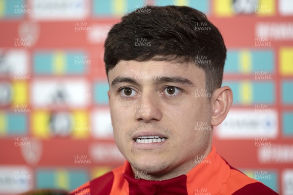 180325 - Wales Football Press Conference - Daniel James speaks to the media ahead of their upcoming World Cup Qualifier match against Kazakhstan