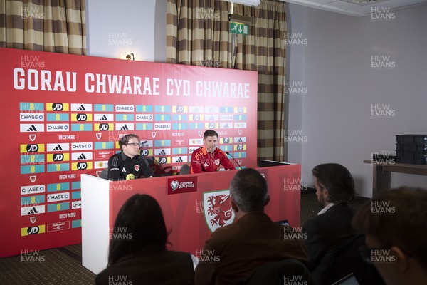 210325 - Wales Football Media Conference - Wales Captain, Ben Davies speaks to the press ahead of the upcoming 2026 World Cup Qualifier with Kazakhstan 