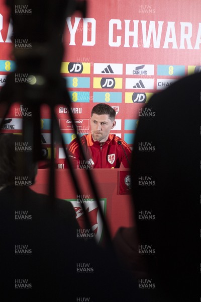 210325 - Wales Football Media Conference - Wales Captain, Ben Davies speaks to the press ahead of the upcoming 2026 World Cup Qualifier with Kazakhstan 