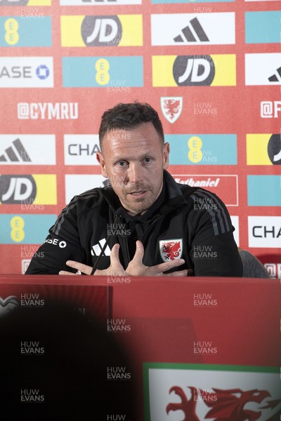 210325 - Wales Football Media Conference - Wales Manager, Craig Bellamy speaks to the press ahead of the upcoming 2026 World Cup Qualifier with Kazakhstan 