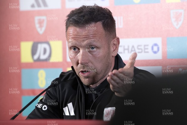 210325 - Wales Football Media Conference - Wales Manager, Craig Bellamy speaks to the press ahead of the upcoming 2026 World Cup Qualifier with Kazakhstan 