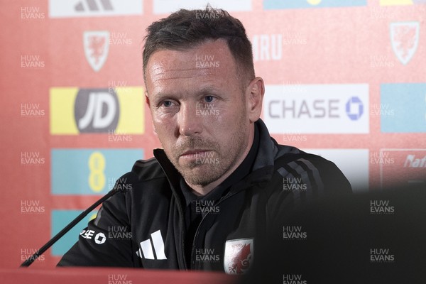 210325 - Wales Football Media Conference - Wales Manager, Craig Bellamy speaks to the press ahead of the upcoming 2026 World Cup Qualifier with Kazakhstan 