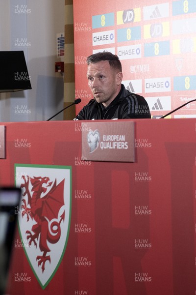 210325 - Wales Football Media Conference - Wales Manager, Craig Bellamy speaks to the press ahead of the upcoming 2026 World Cup Qualifier with Kazakhstan 