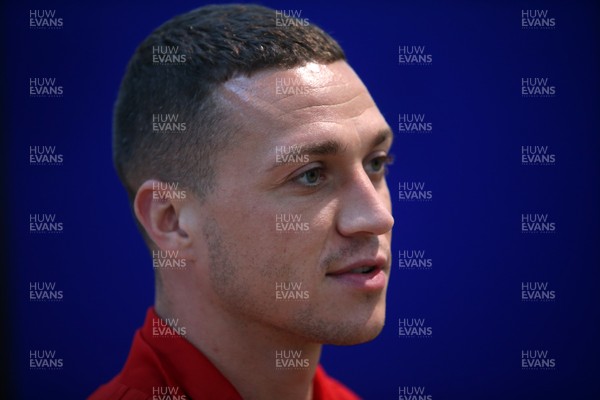 030918 - Wales Football Media Interviews - James Chester talks to the media