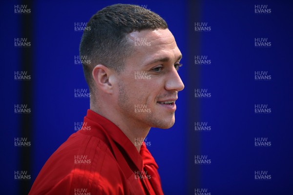 030918 - Wales Football Media Interviews - James Chester talks to the media