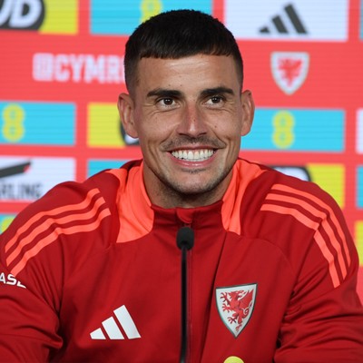061025 - Wales Football Media Interviews - Karl Darlow of Wales speaks to the press ahead of his sides international friendly match against England