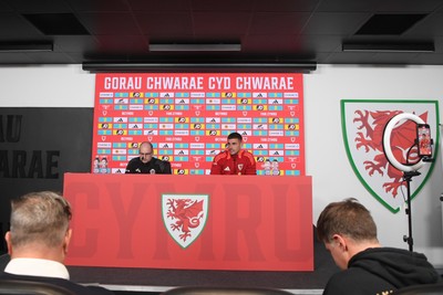 061025 - Wales Football Media Interviews - Karl Darlow of Wales speaks to the press ahead of his sides international friendly match against England