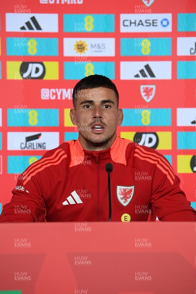 061025 - Wales Football Media Interviews - Karl Darlow of Wales speaks to the press ahead of his sides international friendly match against England