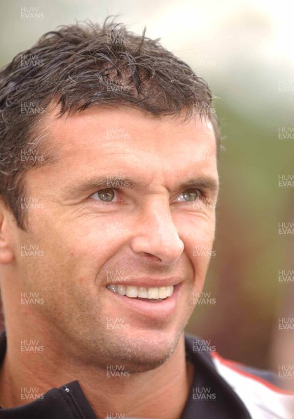 080903 - Wales Football Media Interviews - Wales captain Gary Speed looking forward to the game against Finland on Wednesday