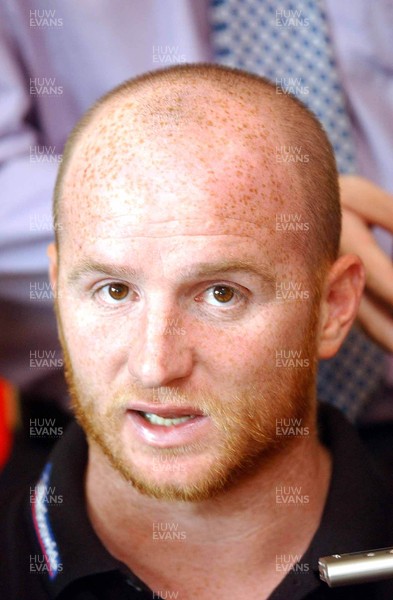 080903 - Wales Football Media Interviews - Wales' John Hartson looking forward to meeting Finland on Wednesday 