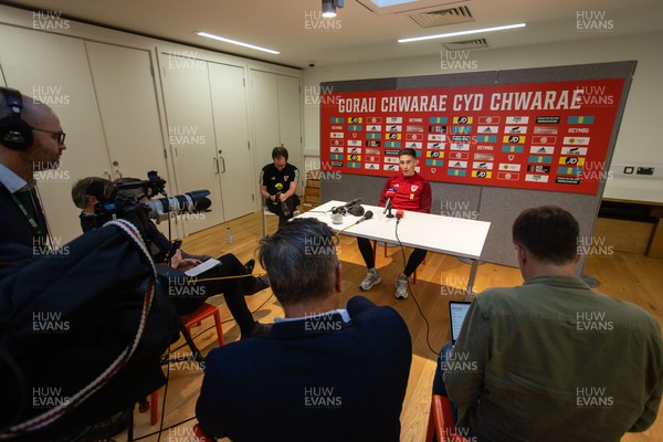 141123 - Wales Football Media Interviews - Harry Wilson talks to the media