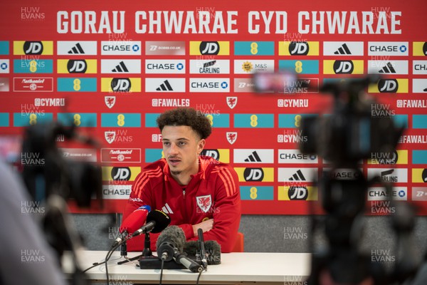 180324 - Wales Football Media Interviews - Ethan Ampadu