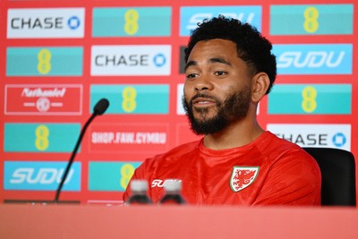 210926 - Wales Football Media Interviews - Jay Dasilva speaks to the press ahead of the upcoming Nations League matches