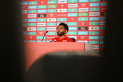 210926 - Wales Football Media Interviews - Jay Dasilva speaks to the press ahead of the upcoming Nations League matches