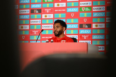 210926 - Wales Football Media Interviews - Jay Dasilva speaks to the press ahead of the upcoming Nations League matches