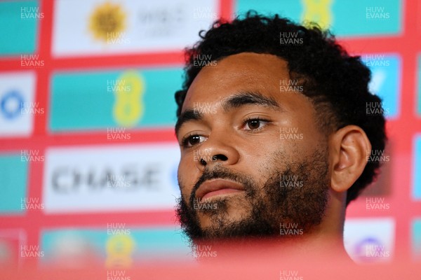 210926 - Wales Football Media Interviews - Jay Dasilva speaks to the press ahead of the upcoming Nations League matches