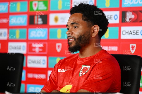210926 - Wales Football Media Interviews - Jay Dasilva speaks to the press ahead of the upcoming Nations League matches