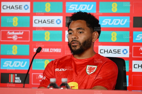 210926 - Wales Football Media Interviews - Jay Dasilva speaks to the press ahead of the upcoming Nations League matches